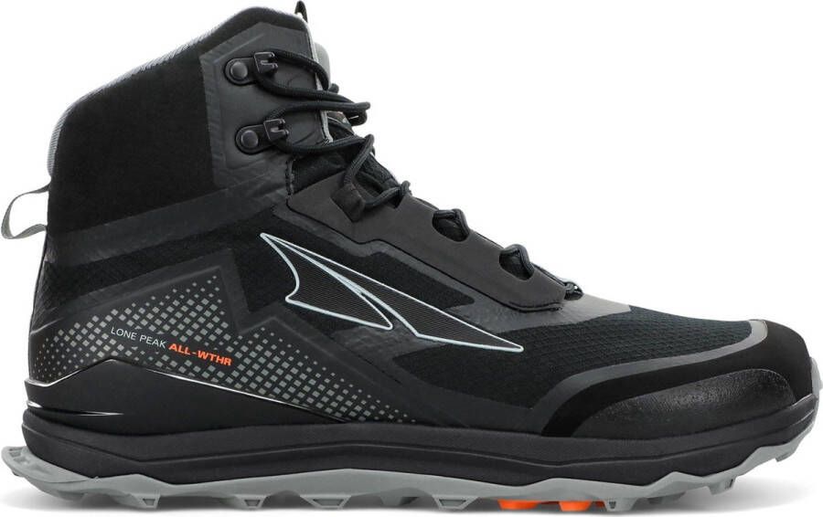 Altra Lone Peak ALL-WTHR Mid Wandelschoenen Zwart Heren Waterdicht