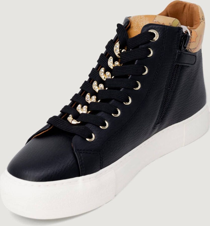 Alviero Martini Prima Classe Sneakers Met Patroon En Veters