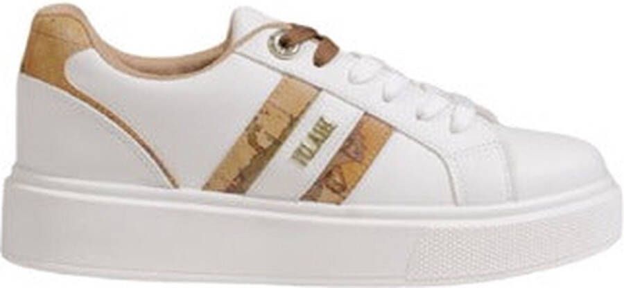 Alviero Martini 1a Classe Sneakers van Kunstleer Stijlvol Casual Chic White Dames