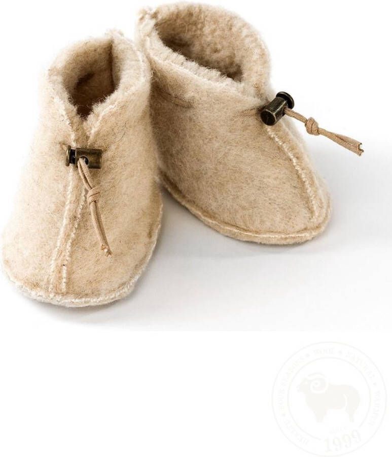 Alwero ""Babyslof Emo 100% wol"" Beige 6 12 mnd