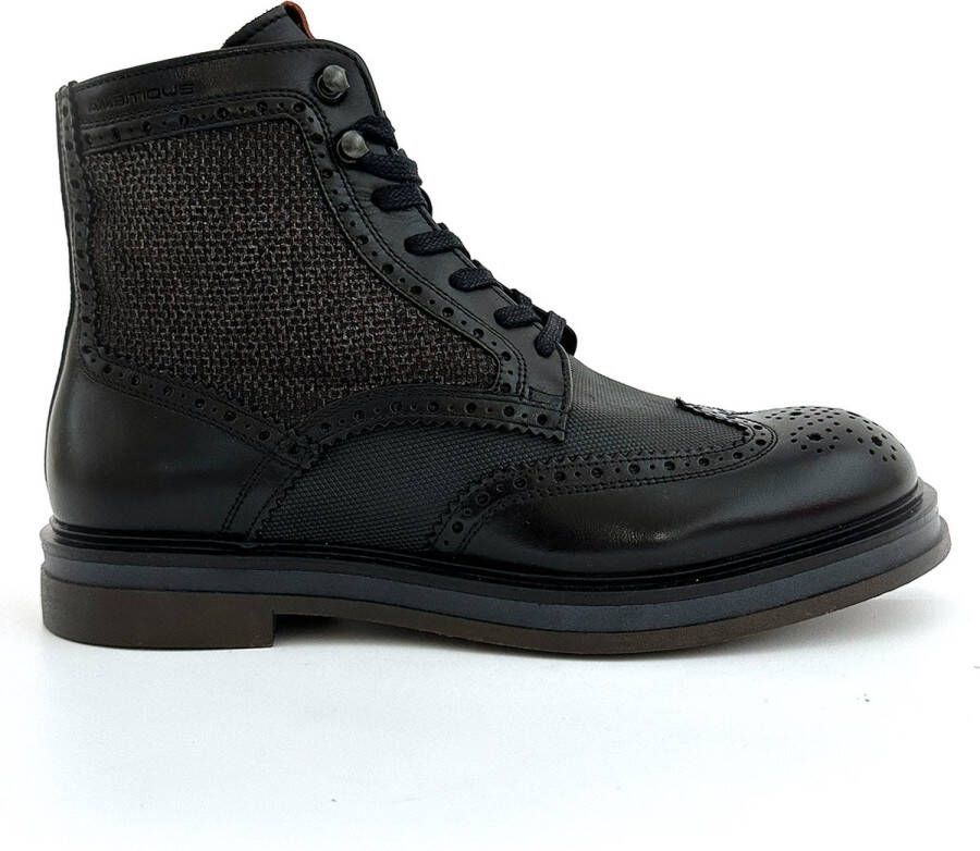 Ambitious Lace-up Boots Zwart Heren