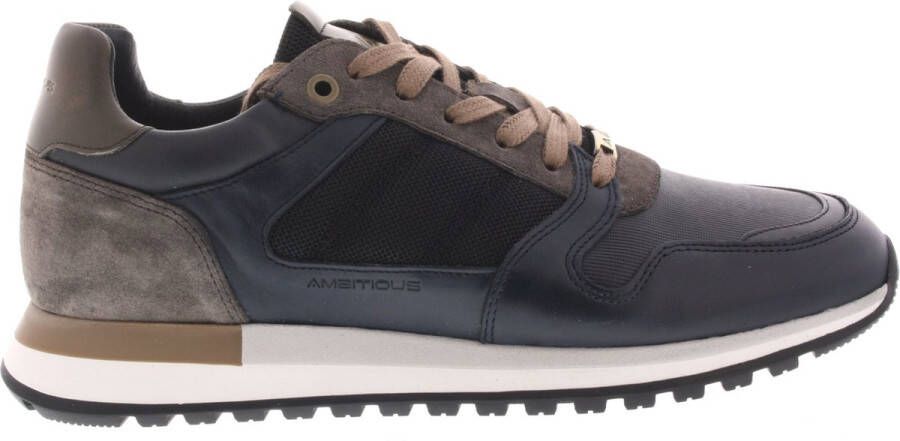 AMBITIOUS Heren Sneakers Ambitio am Navy-black Blauw