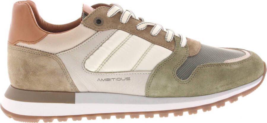 AMBITIOUS Heren Sneakers Ambitio -kaki Beige Camel Khaki