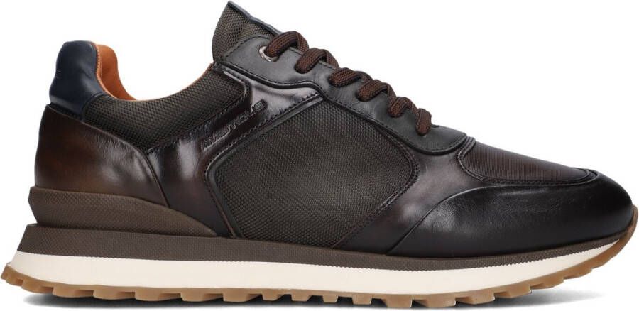 AMBITIOUS Park Sneakers Leren Sneaker Heren Bruin