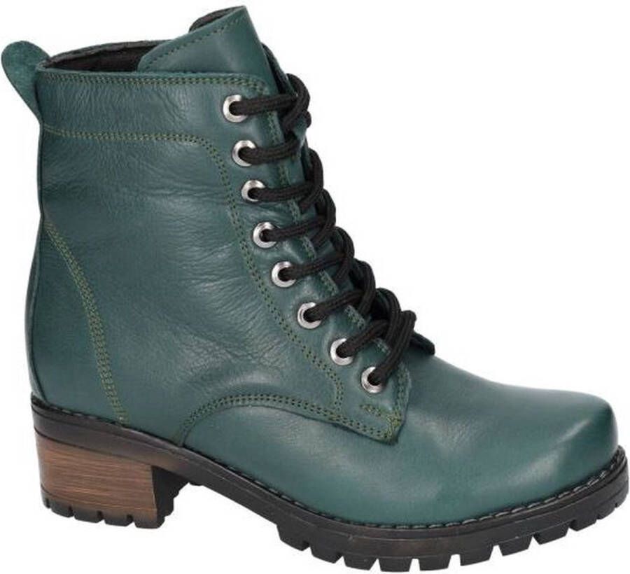 Andrea Conti -Dames groen donker bottines