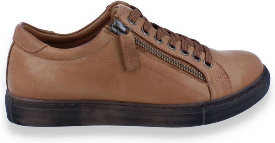 Andrea Conti Dames Sneaker Cognac COGNA