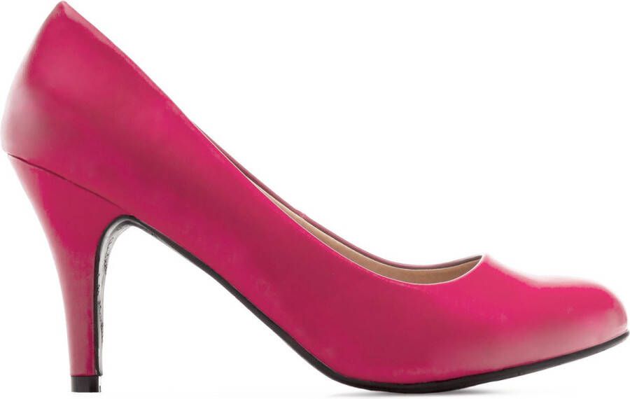 Andres Machado Klassieke pumps in grote maten kleur Fucsia