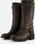 Ann Rocks Hoge Biker boots bruin Synthetisch - Thumbnail 1