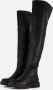 Ann Rocks overknee stretch boot zwart - Thumbnail 1