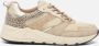 Ann Rocks Sneakers beige Leer 102501 Dames - Thumbnail 1