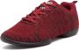 Anna Kern Suny Danssneakers 135-bold Dames Sport Sneakers Salsa Stijldansen Rood - Thumbnail 1