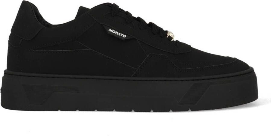 Antony Morato Stijlvolle Italiaanse leren sneaker Black Heren