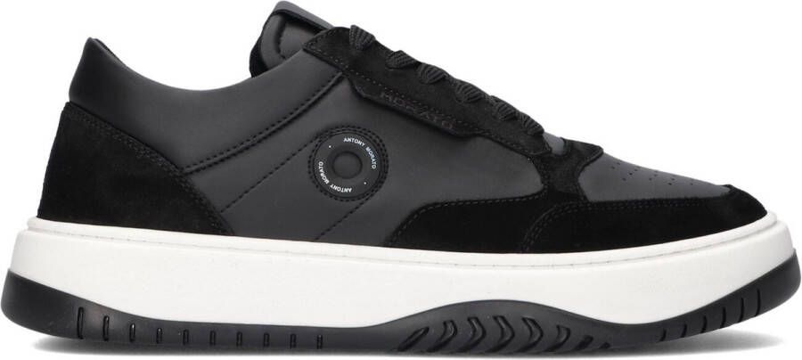 Antony Morato Mmfw01742 Sneakers Leren Sneaker Heren Zwart - Foto 2