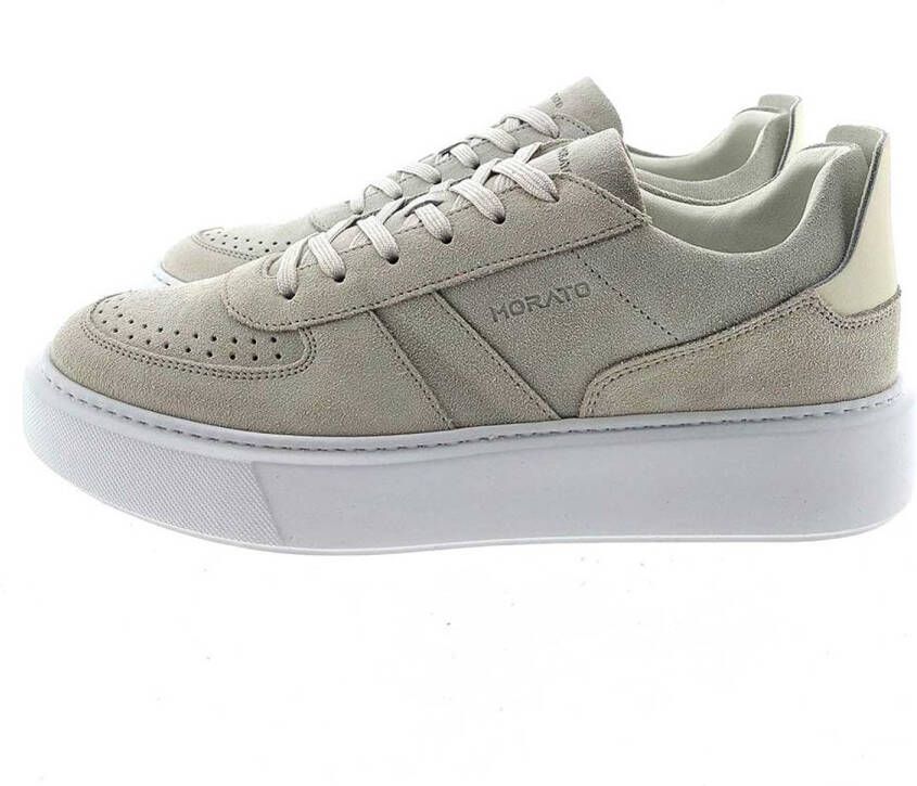 Antony Morato Ryley beige sneakers Beige Suede Lage sneakers Heren