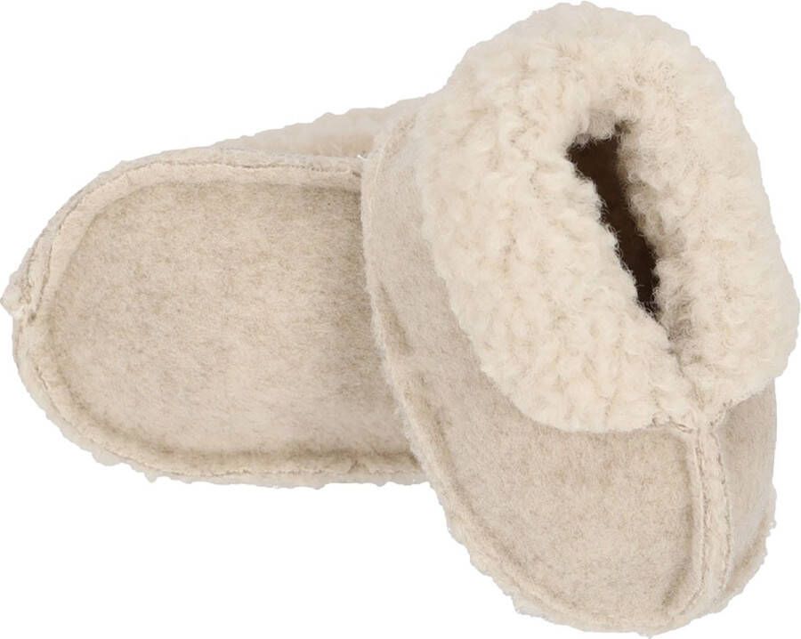 Apollo Baby Booties Light Beige Knit Giftbox Slofjes