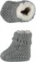 Apollo Baby Slofjes Knit Grijs Giftbox New Born - Thumbnail 2