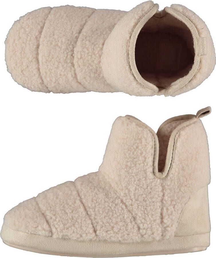 Apollo Hoge dames sloffen Teddy Licht Beige Pantoffel dames Sloffen dames Pantoffels dames Hoge sloffen dames