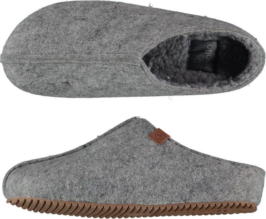 Apollo Home Slipper Pantoffel Sloffen & grijs