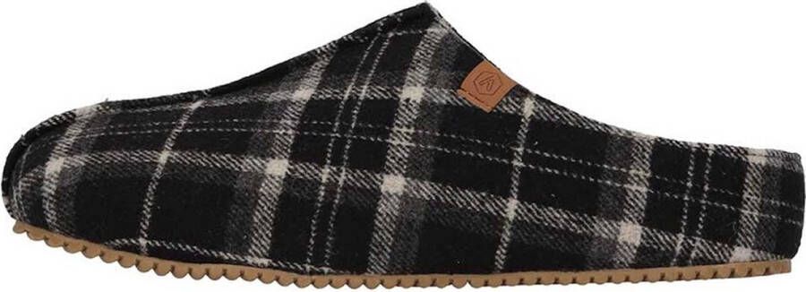 Apollo Home Slipper Pantoffel Sloffen & Zwarte ruit Felt