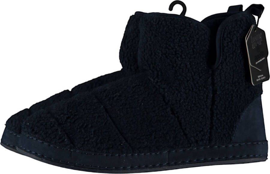 Apollo Homeboot Teddy Wool Heren Pantoffel Heren wollen pantoffel NAVY