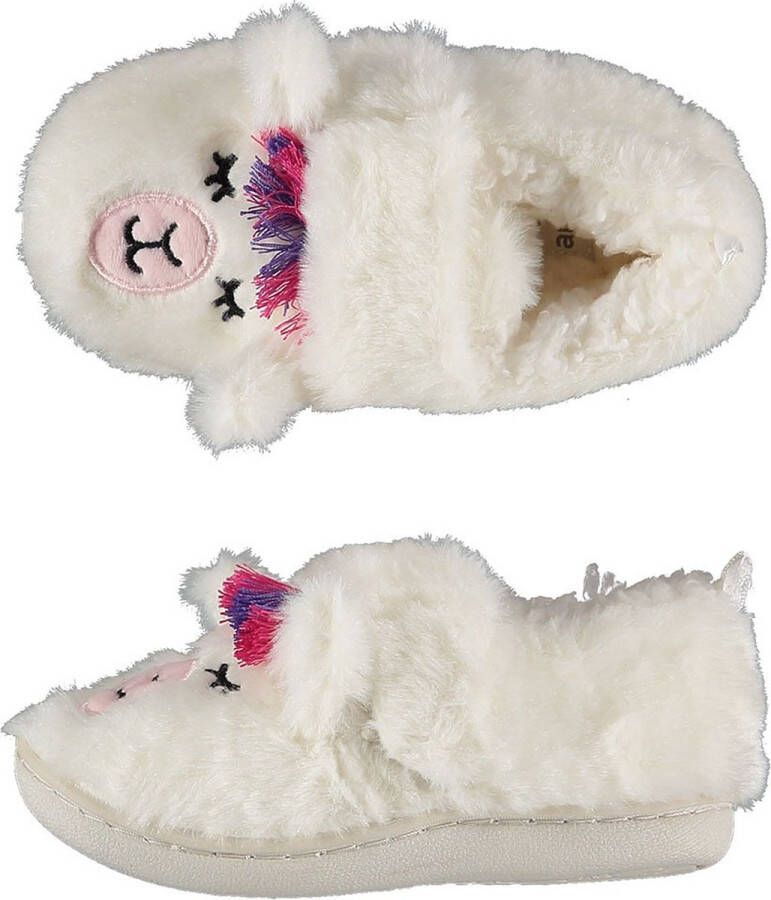 Apollo | Meisjes Pantoffels | Unicorn | Beige | 21 22 | Pantoffels kinderen | Sloffen kinderen