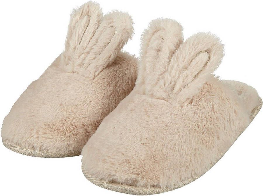 Apollo Pantoffels dames | Beige | Bunny | 42 | Sloffen | Pantoffels | Pantoffels dames | Sloffen dames | Pantoffels dames