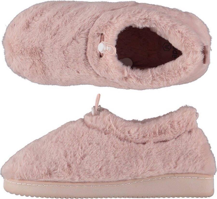 Apollo Pantoffels Dames Imitatiebont Roze