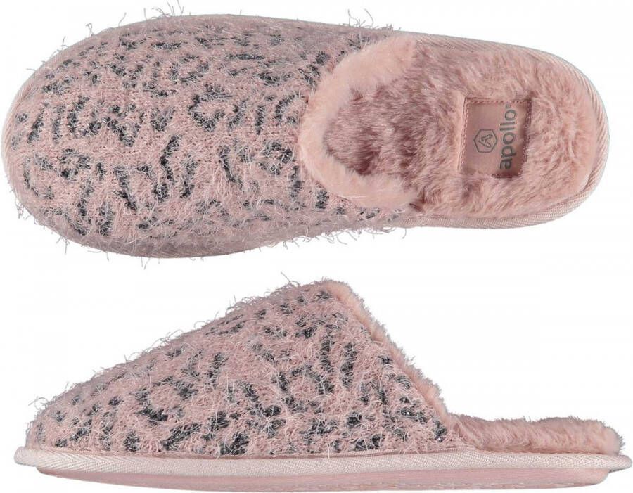 Apollo Pantoffels dames | Roze | Gebreide Pantoffels | 38 | Sloffen | Pantoffels | Pantoffels dames | Sloffen dames | Pantoffels dames