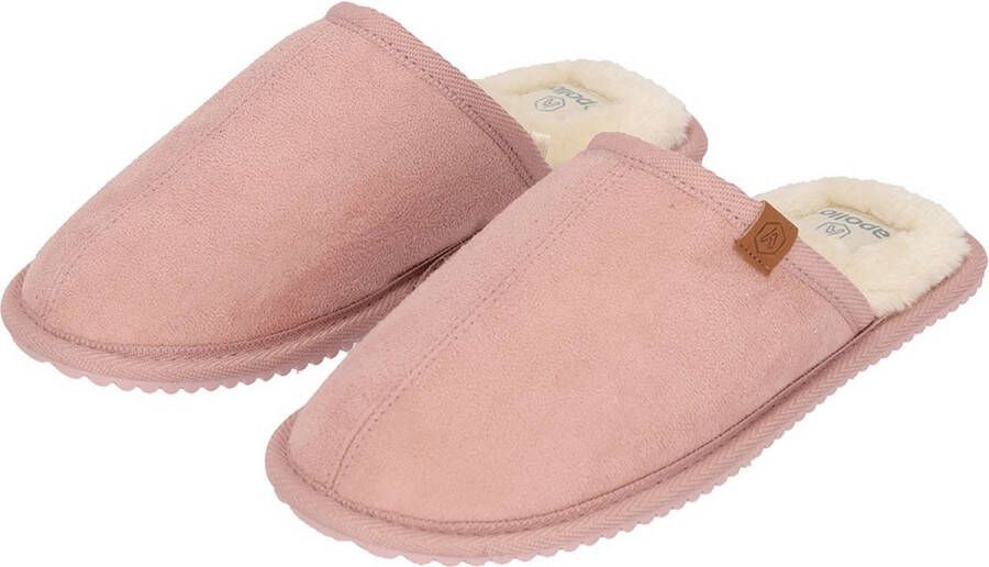 Apollo Pantoffels dames Roze Zachte binnenvacht Sloffen dames Pantoffels dames 41 Pantoffels dames Sloffen Pantoffels