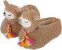 Apollo Pantoffels Meisjes Alpaca Bruin Pantoffels kinderen Sloffen Meisjes - Thumbnail 1