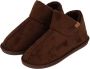 Apollo Sloffen Heren Suede Bruin Pantoffels heren - Thumbnail 1