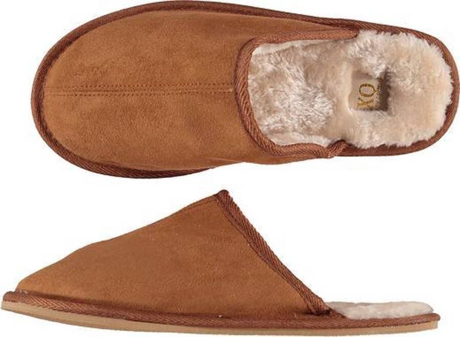 Apollo Unisex Sloffen Cognac