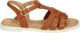 Apple of Eden AYLA 10 Volwassenen Platte sandalenDames Sandalen Cognac - Thumbnail 2