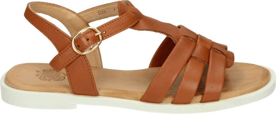 Apple of Eden AYLA 10 Platte sandalenDames Sandalen Cognac