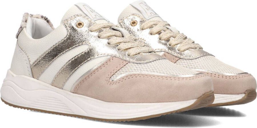 Apples & Pears 12091 Lage sneakers Leren Sneaker Meisjes Beige