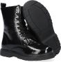 Apples & Pears B009048 Veterboots Laarzen Met Veters Meisjes Zwart - Thumbnail 2