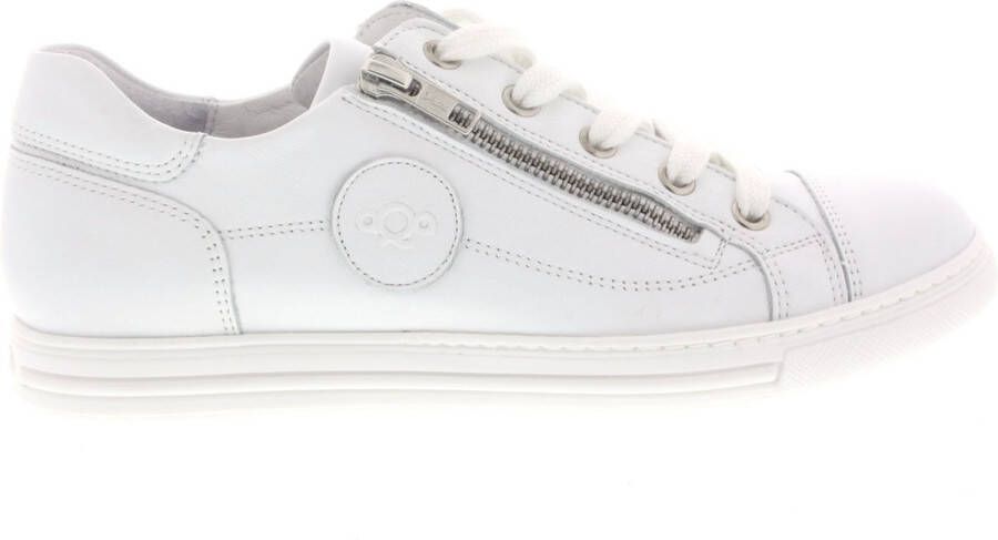 Aqa Dames Veterschoenen A8515-a11 Optic White Wit