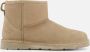 Aqa Gevoerde boots taupe Nubuck Dames - Thumbnail 3