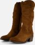 Aqa Hoge laarzen cognac Suede Dames - Thumbnail 1