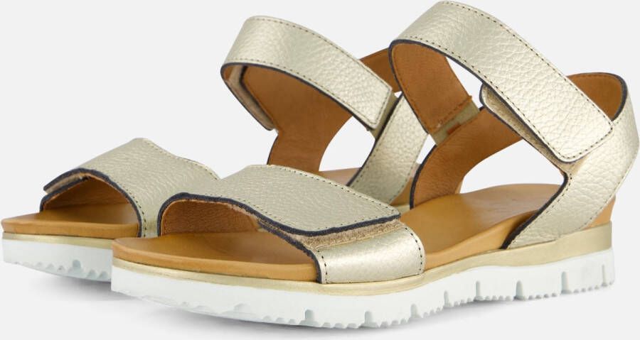 Aqa Sandalen goud Leer Dames