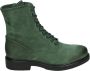 AQA Shoes A8441 Volwassenen VeterlaarzenHoge sneakersDames veterschoenenHalf-hoge schoenen Groen - Thumbnail 2