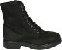 AQA Shoes A8441 Volwassenen VeterlaarzenHoge sneakersDames veterschoenenHalf-hoge schoenen Zwart - Thumbnail 3