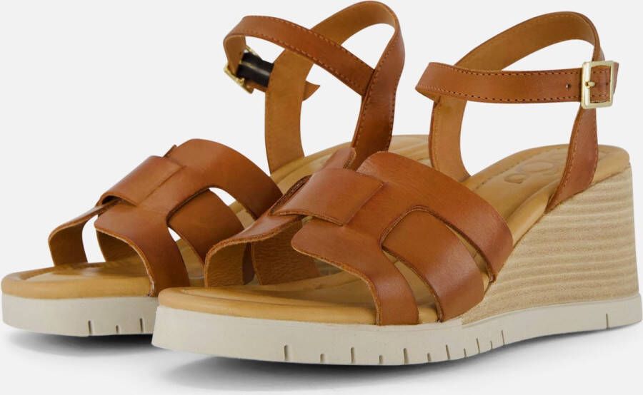 AQA Shoes A8585 Volwassenen Sandalen met hak Cognac