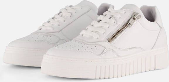 Aqa Sneakers wit Leer Dames