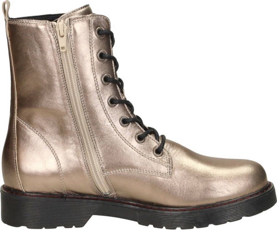 Aqa Veterschoenen Hoog Veterschoenen Hoog goudkleur - Foto 1