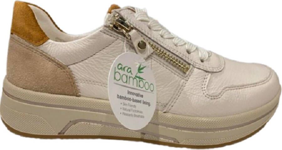 Ara Sneakers Sapporo in comfortbreedte h = zeer breed vrijetijdsschoen halfschoen veterschoen