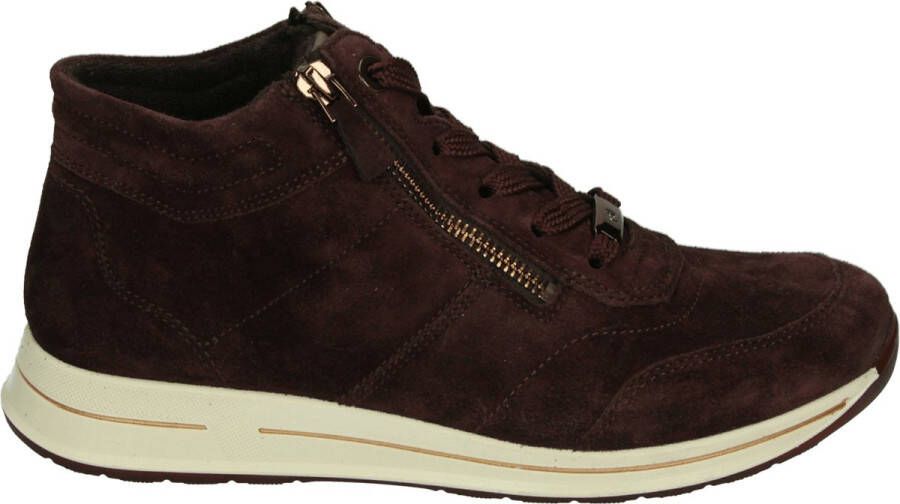 Ara 1224808 VeterlaarzenHoge sneakersDames veterschoenenHalf-hoge schoenen Bruin