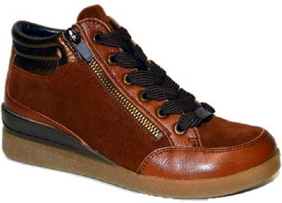 Ara 1243303 Volwassenen VeterlaarzenHalf hoge schoenen Kleur Cognac