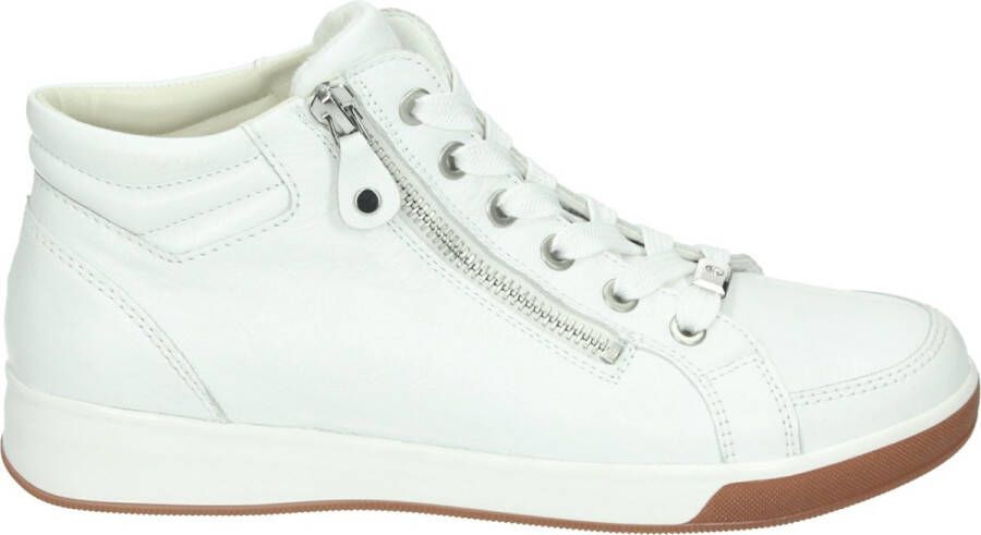 Ara 1244499 Volwassenen VeterlaarzenHoge sneakersDames veterschoenenHalf-hoge schoenen Wit beige