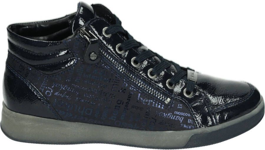 Ara 1244499 Volwassenen VeterlaarzenHoge sneakersDames veterschoenenHalf-hoge schoenen Blauw